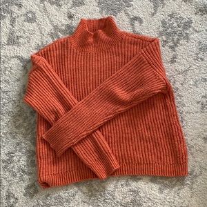 Beautiful salmon/orange sweater - hardly ever worn